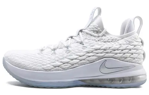 Nike LeBron 15 Low White Metallic Silver