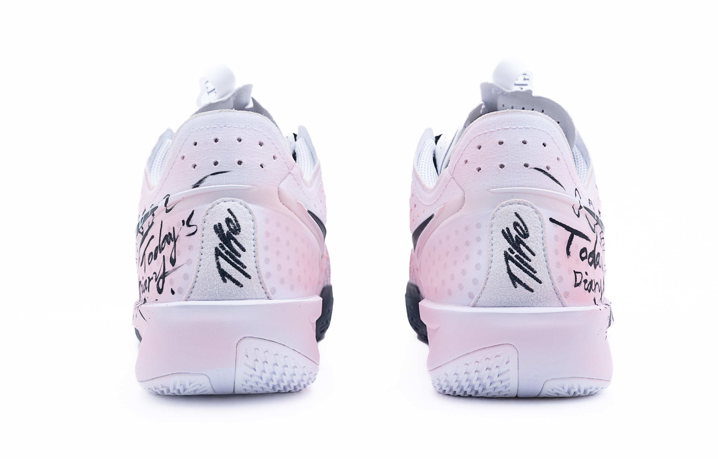 Nike G.T. Cut 3 Pink Lucky Day Slip Resistant Abrasion Resistant Low top Basketball Shoes Unisex Pink Black