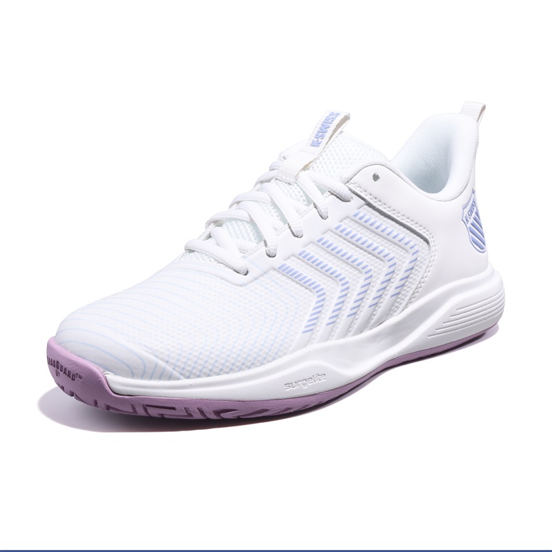 K·SWISS Comfortable Round Toe Low top Tennis Shoes Women’s Pink Purple