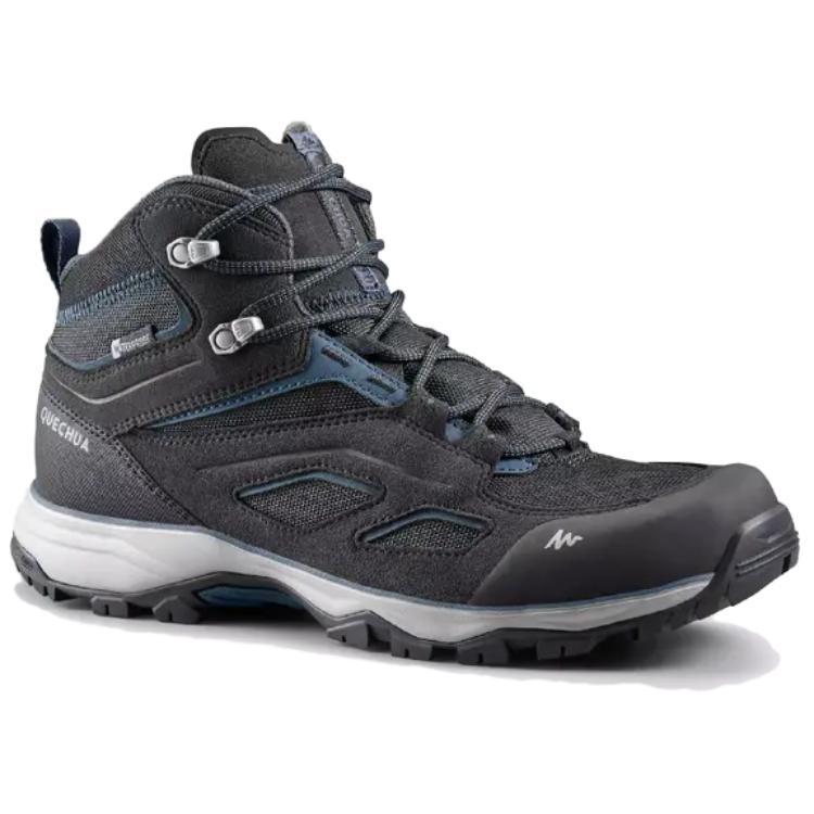 DECATHLON Rubber Mid top Hiking Shoes Men’s Black