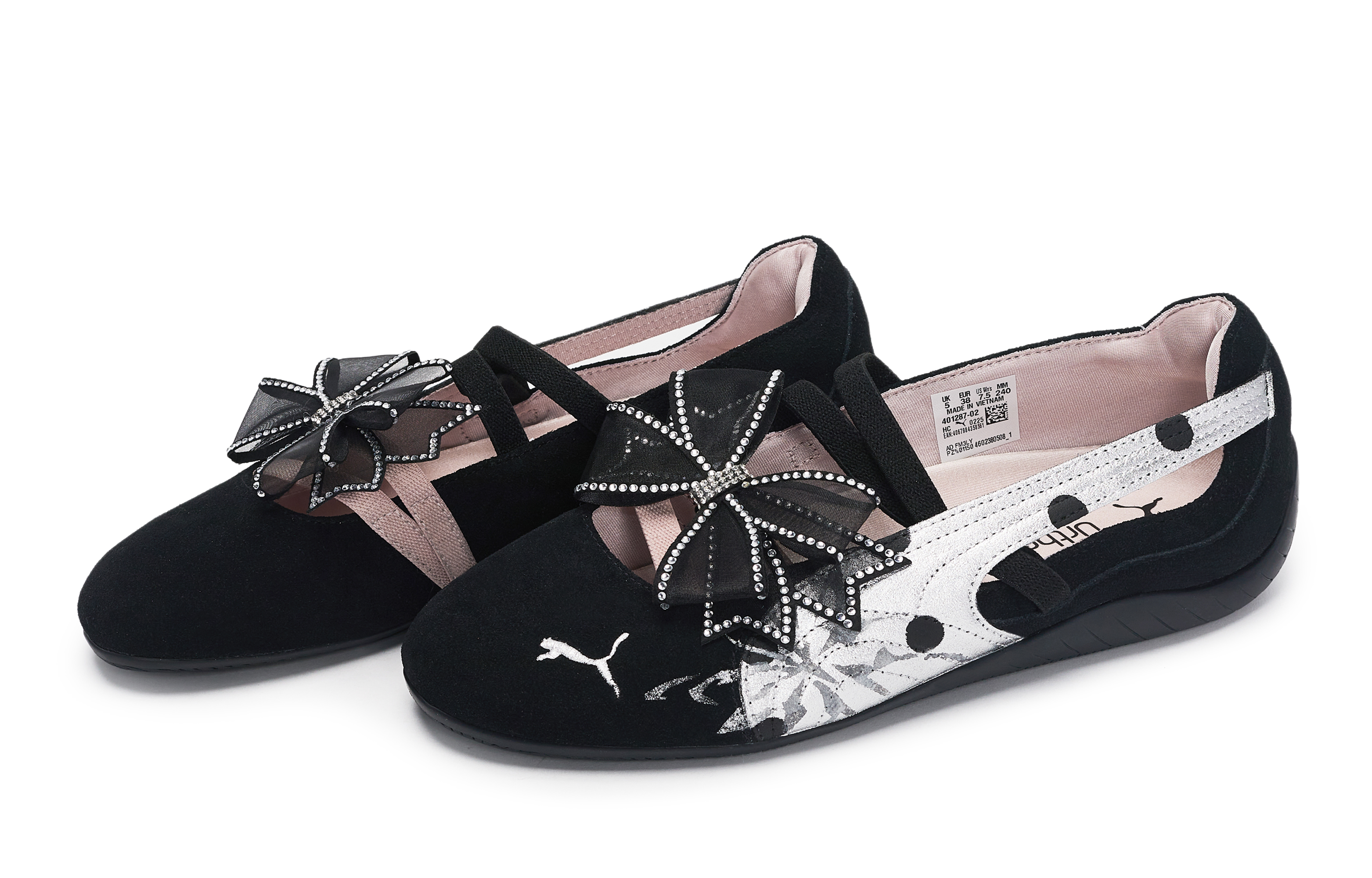 PUMA Speedcat Collection 811 Manufacturing, Butterfly Polka Dot, Special Shoe Box Abrasion Resistant Low top