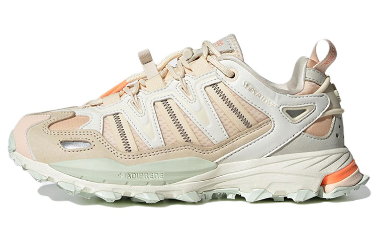 Женские кроссовки adidas originals Hyperturf (бело-оранжевые)