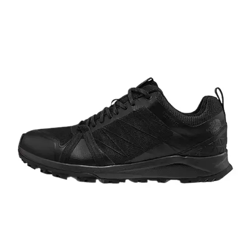 THE NORTH FACE Abrasion Resistant Grip Mid top Mountaineering & Hiking Shoes Men's CA0 Black