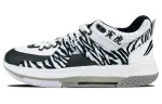 Li Ning All City 5 Cushioning Low top Basketball Shoes Men's Black White Gray