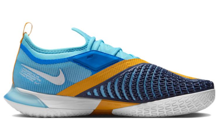 Мужские кроссовки Nike React Vapor NXT HC (голубые) — 401冷蓝/深藏青/清透蓝/幻影灰白/赭黄 — фото 2
