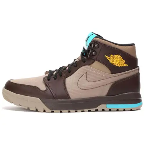 Jordan 1 Trek Khaki Varsity Maize Baroque Brown