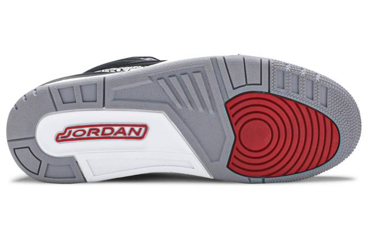 Мужские кроссовки Jordan Air Jordan 3 Retro "Black Cement" (черные) — 黑/水泥灰 — фото 5