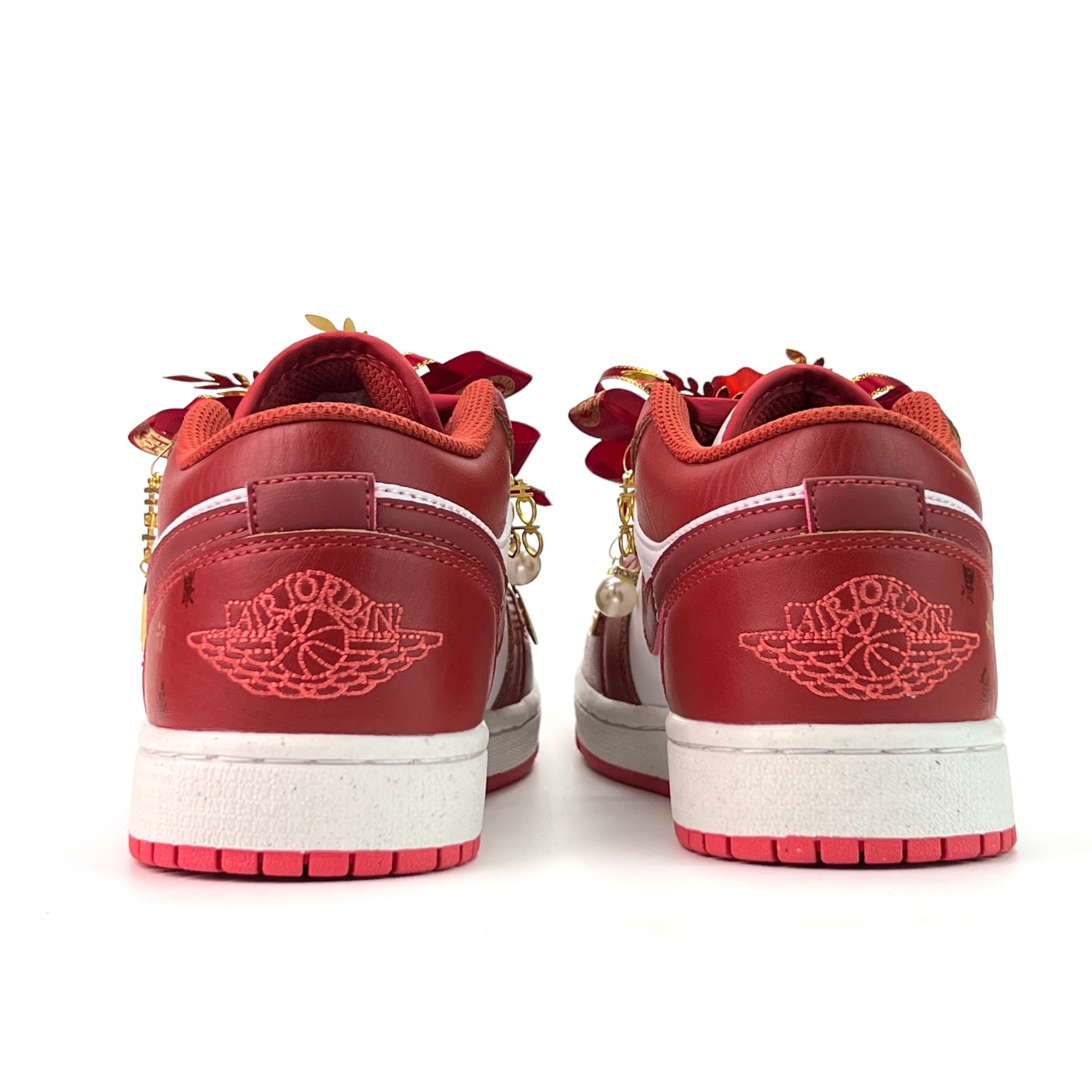 Jordan Air Jordan 1 Vintage Basketball Shoes Unisex Low Top White