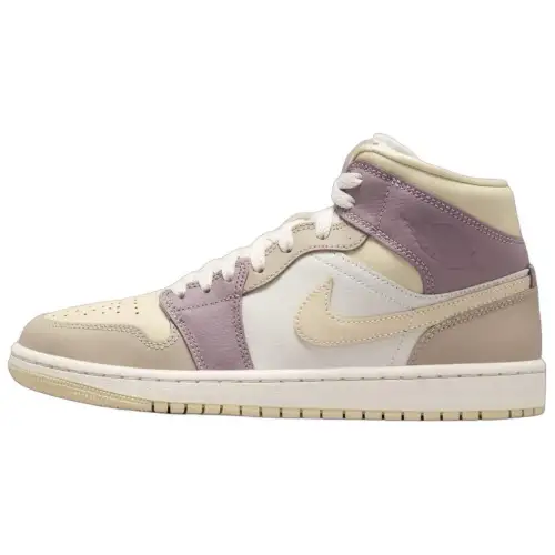 Jordan 1 Mid Light Orewood Brown Taupe Grey Women's
