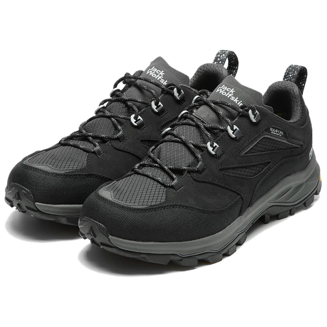 Jack Wolfskin Slip Resistant, Abrasion Resistant, Waterproof Low top Hiking Shoes Men’s Dark Gray
