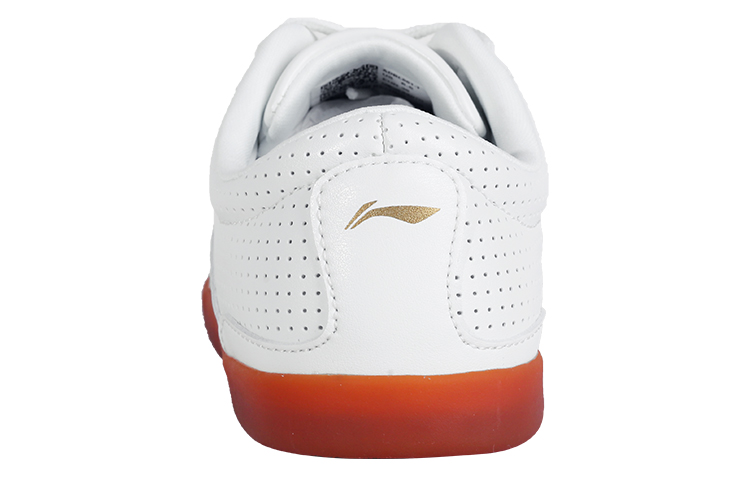 Li Ning Cushioning Slip Resistant Abrasion Resistant Breathable Low top Training Shoes Unisex White
