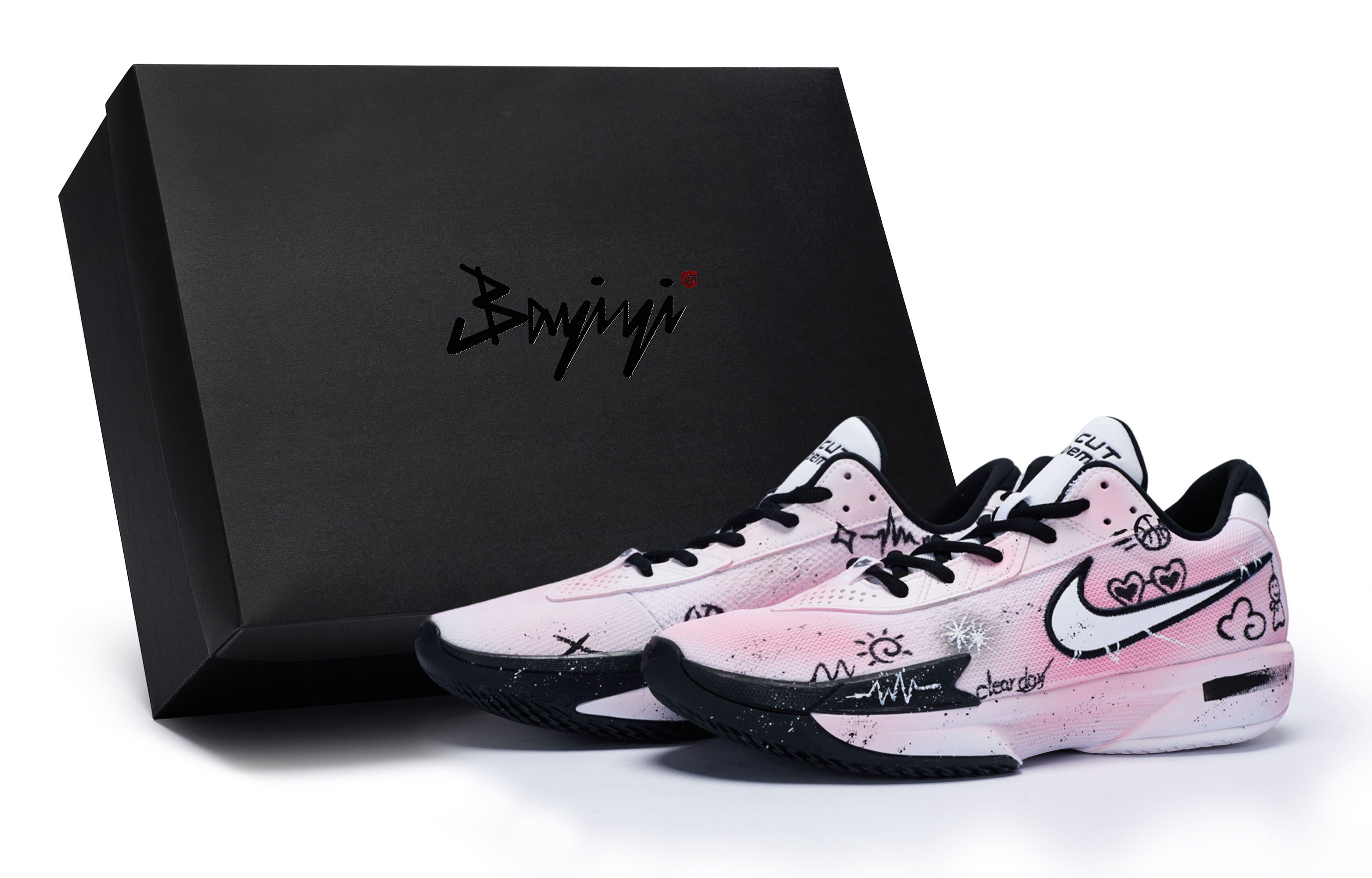 Nike Air Zoom G.T. Cut Academy 811 Manufacturing, Clear Sky In Progress Pink, Special Shoe Box