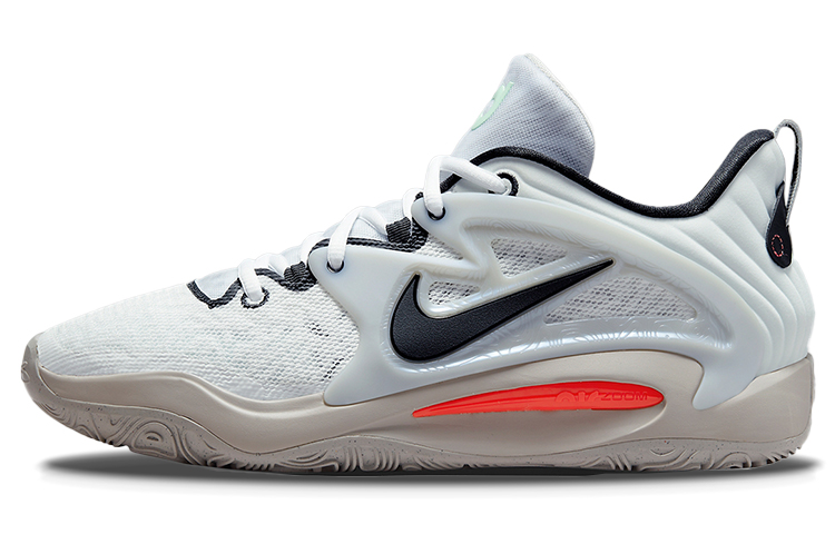 Nike KD 15 EP Durant 15 round toe lace-up low-cut practical basketball shoes for men and women, white gray, domestic version