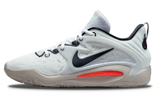 Nike KD 15 EP Durant 15 round toe lace-up low-cut practical basketball shoes for men and women, white gray, domestic version