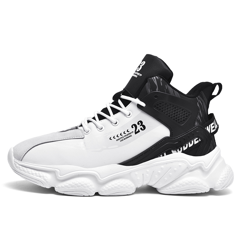 BAOZAOGONGYANG Cushioning Slip Resistant Abrasion Resistant Mid top Basketball Shoes Men’s
