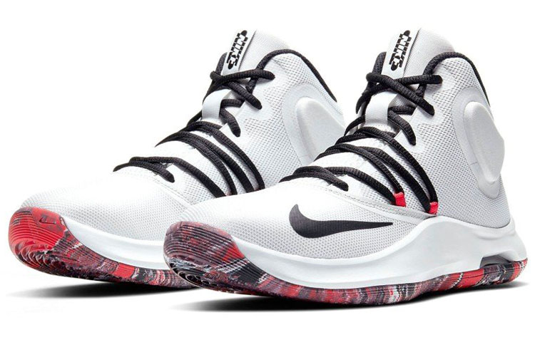 Мужские кроссовки Nike Air Versitile 4 (бело-черно-красные) — фото 3