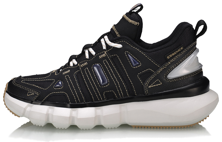 Li Ning Essence Synthetic Leather Balance Lightweight Balance Lightweight Low top Vintage Basketball Shoes Women’s