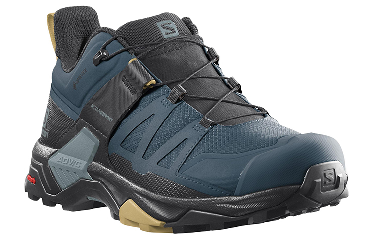 SALOMON X Ultra 4 Mountaineering & Hiking Shoes Men’s Low Top Black/Blue