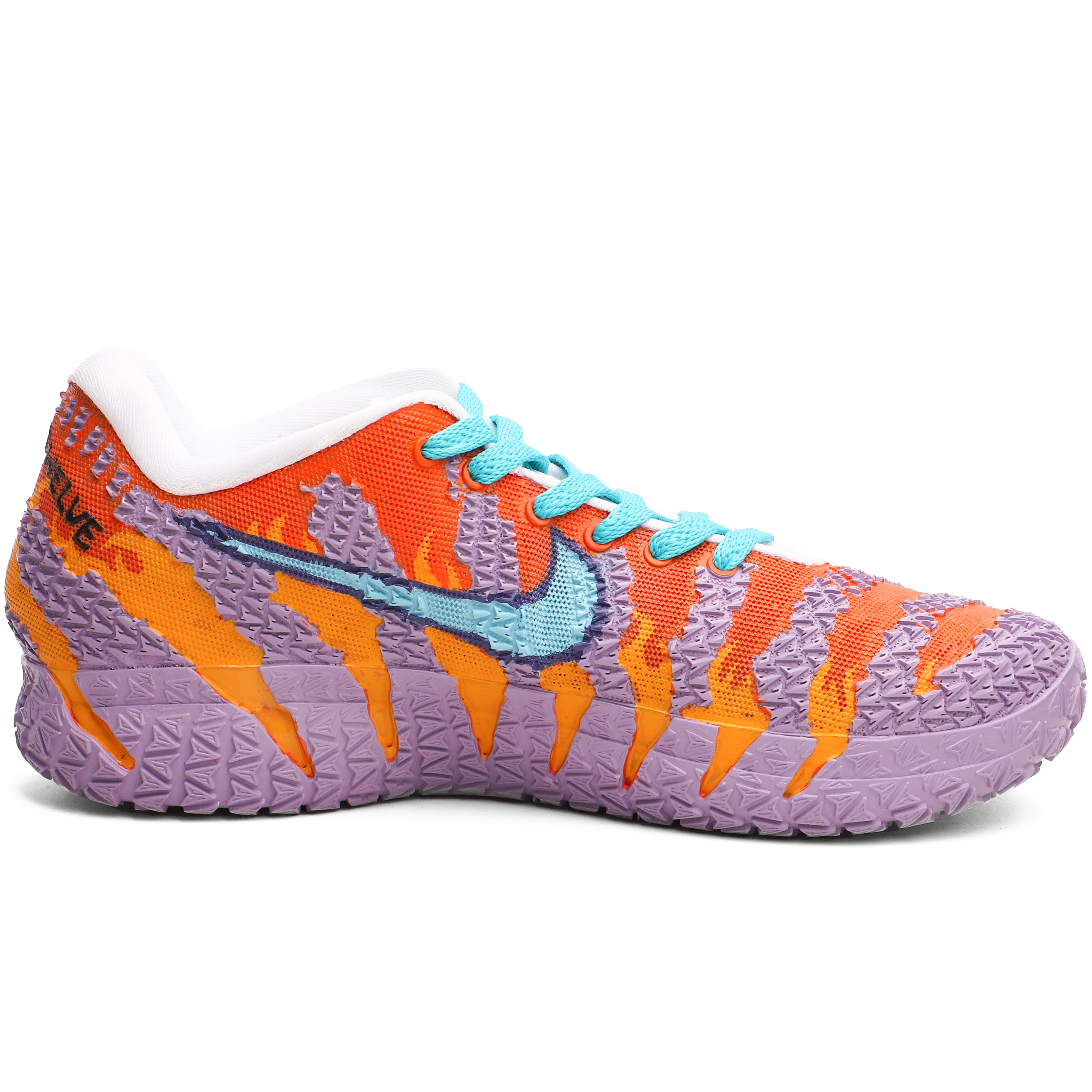 Nike Ja Morant 3 Low top Basketball Shoes Unisex Purple Orange