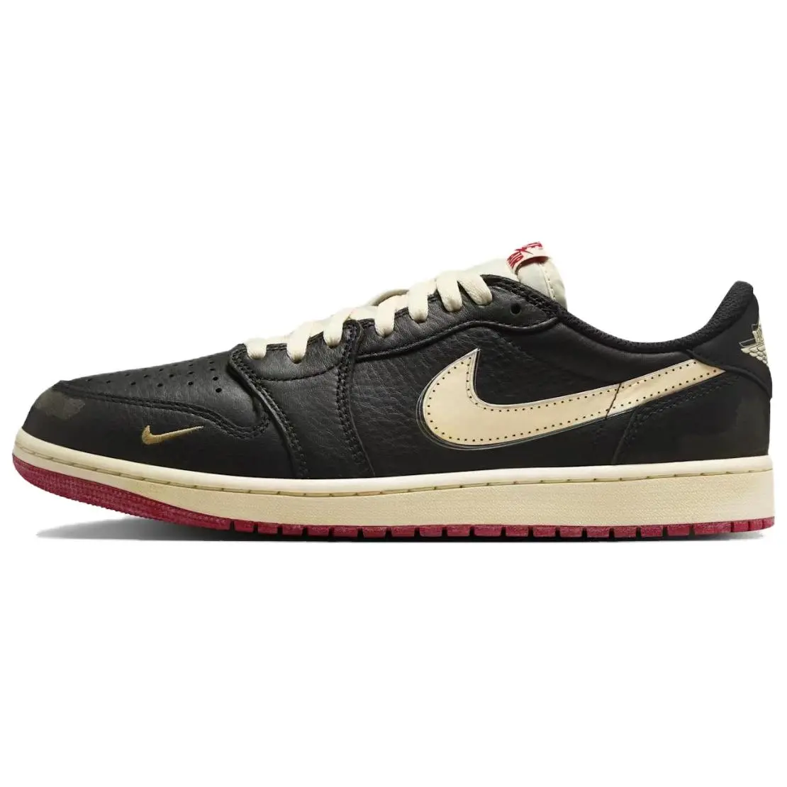 Jordan x Nigel Sylvester Air Jordan 1 Low OG Better With Time Cushioning Low top Vintage Basketball Shoes Men's