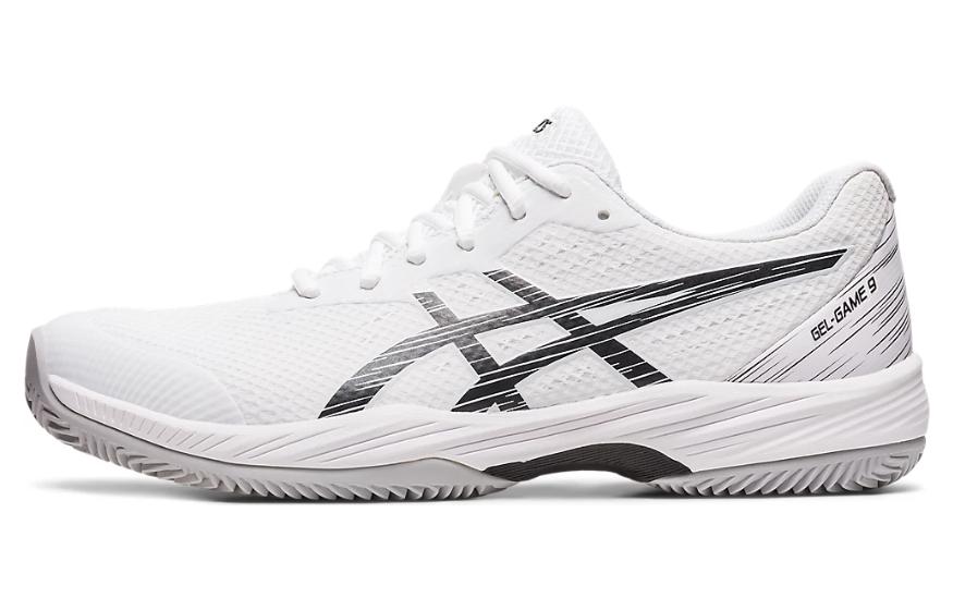 ASICS Gel Game 9 Clay/OC White Black