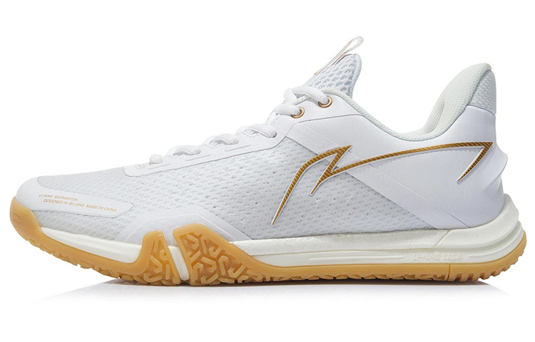 Li Ning Saga SE Mesh, Synthetic Leather Cushioning Slip Resistant Abrasion Resistant Breathable Low top