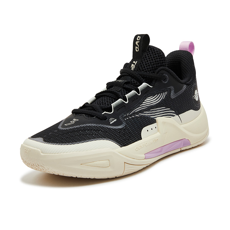 361° DVD Team2.0 SE Slip Resistant, Abrasion Resistant, Breathable Low top Basketball Shoes Men’s Black Beige
