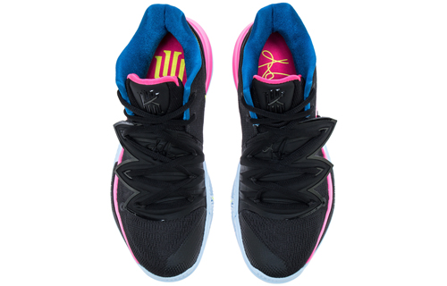Мужские кроссовки Nike Kyrie 5 Just Do It 5 OG (черный / розовый) — Чёрный / розовый — фото 5