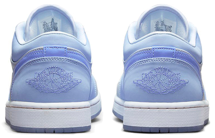 Мужские кеды Jordan Air 1 low se "mighty swooshers" (тускло-синий) — 淡蓝/白 — фото 5