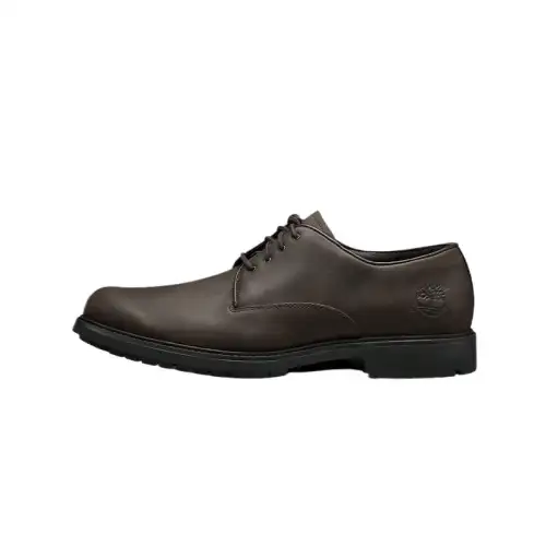 Timberland Top Grain Cow Leather Dress Shoes Men's Dark Brown