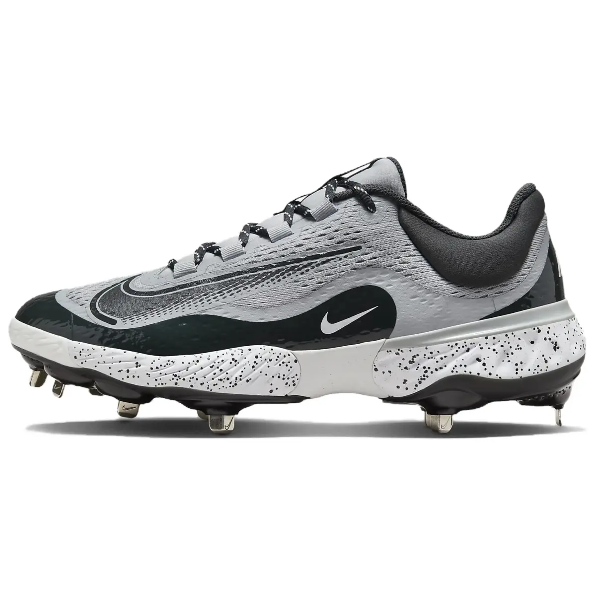 Nike Alpha Huarache Elite 4 Low Wolf Grey White Dark Smoke Grey