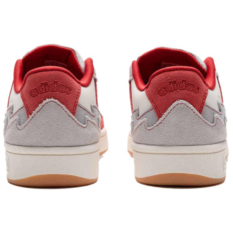 Adidas WCARD ADV Synthetic Leather Comfortable Breathable And Lightweight Low top Tennis Shoes Unisex White Red