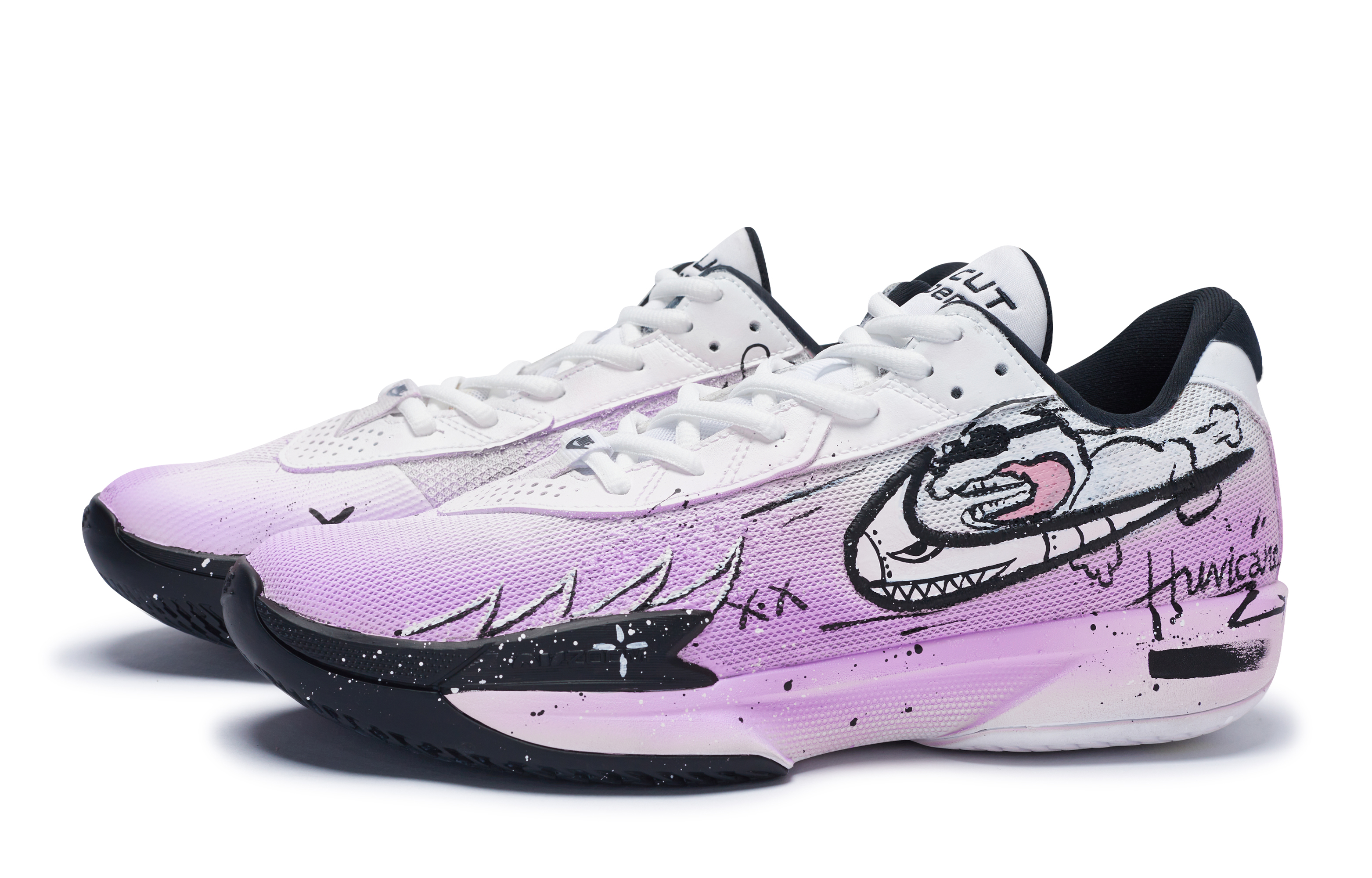 Nike Air Zoom G.T. Cut Academy 811 Manufacturing, Rocket Dog Purple, Special Shoe Box Low top Basketball Shoes Unisex