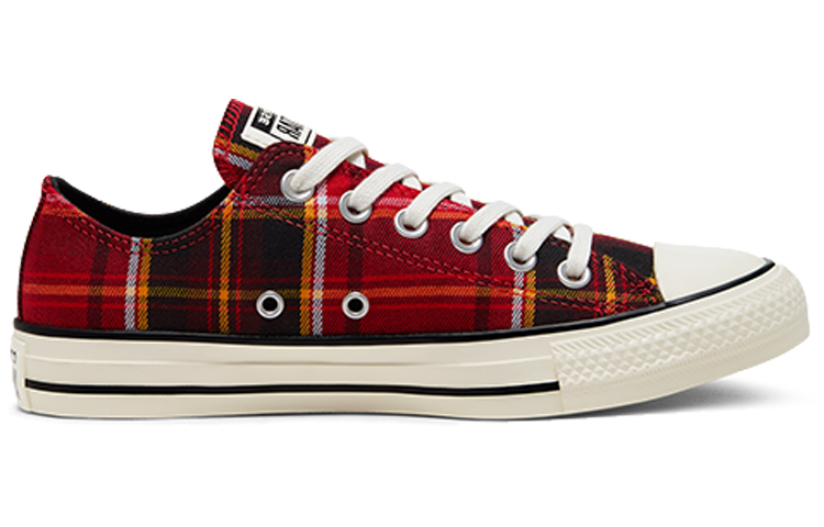 Женские кеды Converse Chuck Taylor All Star (красно-черный) — Красный / чёрный — фото 2