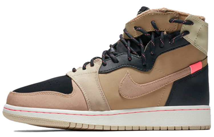 Jordan Air Jordan 1 Rebel XX Utility Pack Transformation Fashion Sports Support Shock Absorption High Top Retro Basketball Shoes Women's Card Black