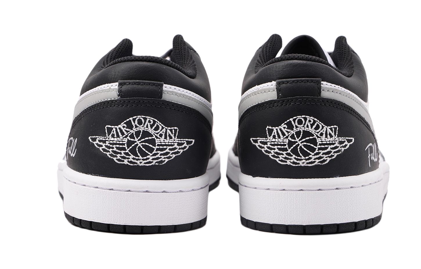 Jordan Air Jordan 1 Leather Slip Resistant Coverage Balance Impact Resistant Low top Vintage Basketball Shoes Men’s