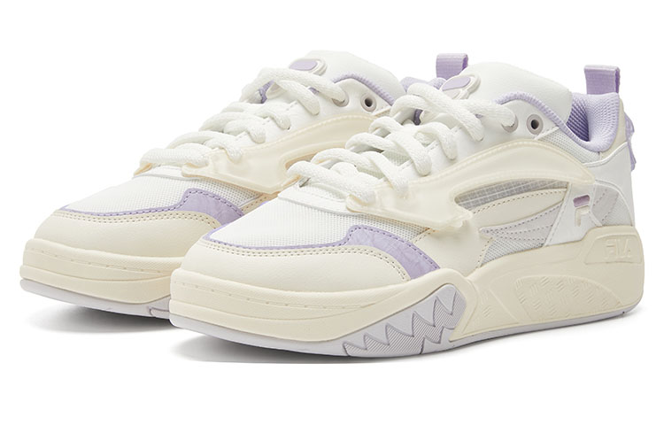 FILA FUSION Lifestyle Basketball Heritage Sneakers ‘White Purple’ Women’s