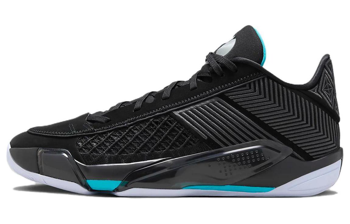 Мужские кроссовки Jordan Air Jordan 38 Low PF (черные с синим)