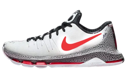 Nike KD 8 Christmas Practical Christmas Round head lace, non-slip lightweight, low top, basketball shoes, men's black and white