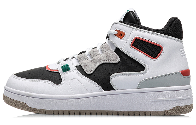 Li Ning Attack 2020 Synthetic Leather Lace Up Cushioning Slip Resistant Abrasion Resistant Mid top