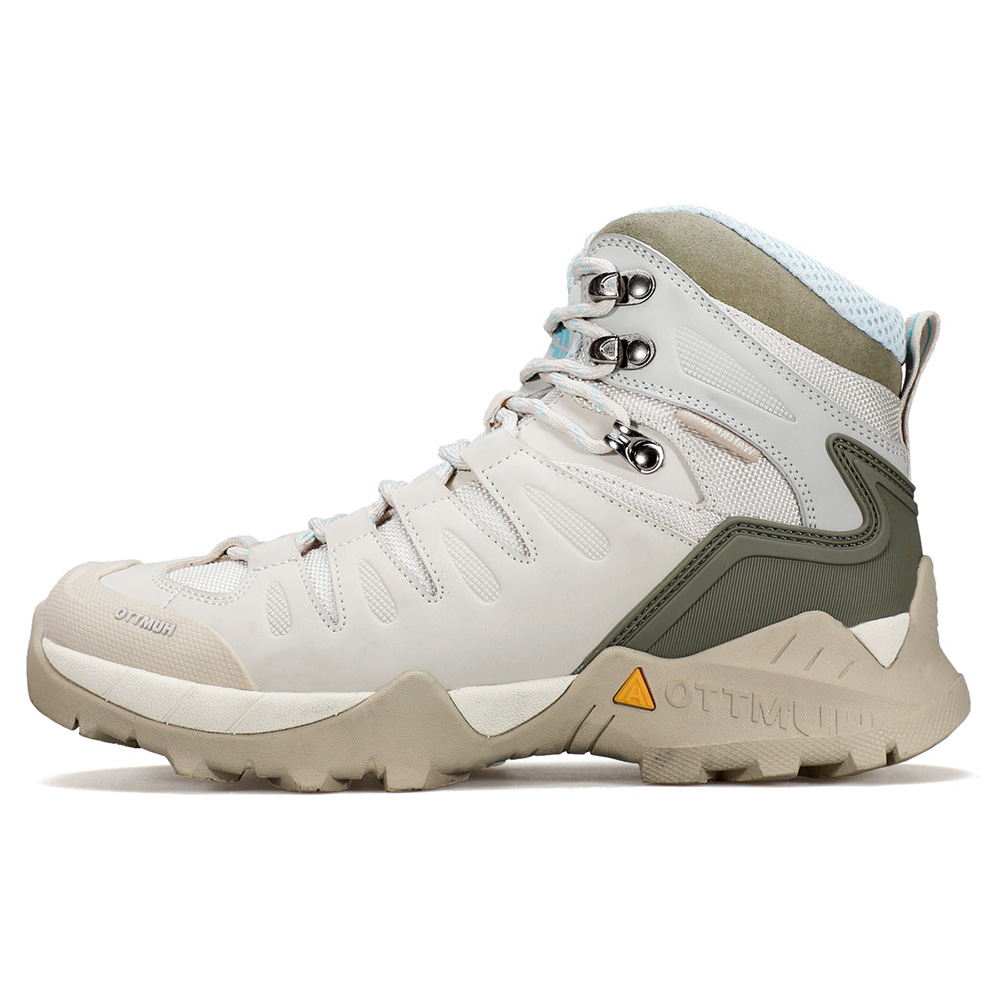 HUMTTO Abrasion Resistant Cushioning Abrasion Resistant Cushioning High top Mountaineering Shoes Women’s Beige