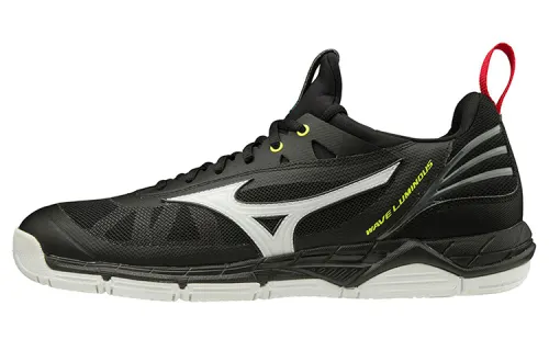 Mizuno Wave Luminous Textile, Synthetic Leather Volleyball Shoes Slip Resistant, Abrasion Resistant, Breathable Low top