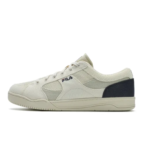 FILA SLANT SHOT Cloud Boat Shoes Low top Canvas Shoes Men's Beige