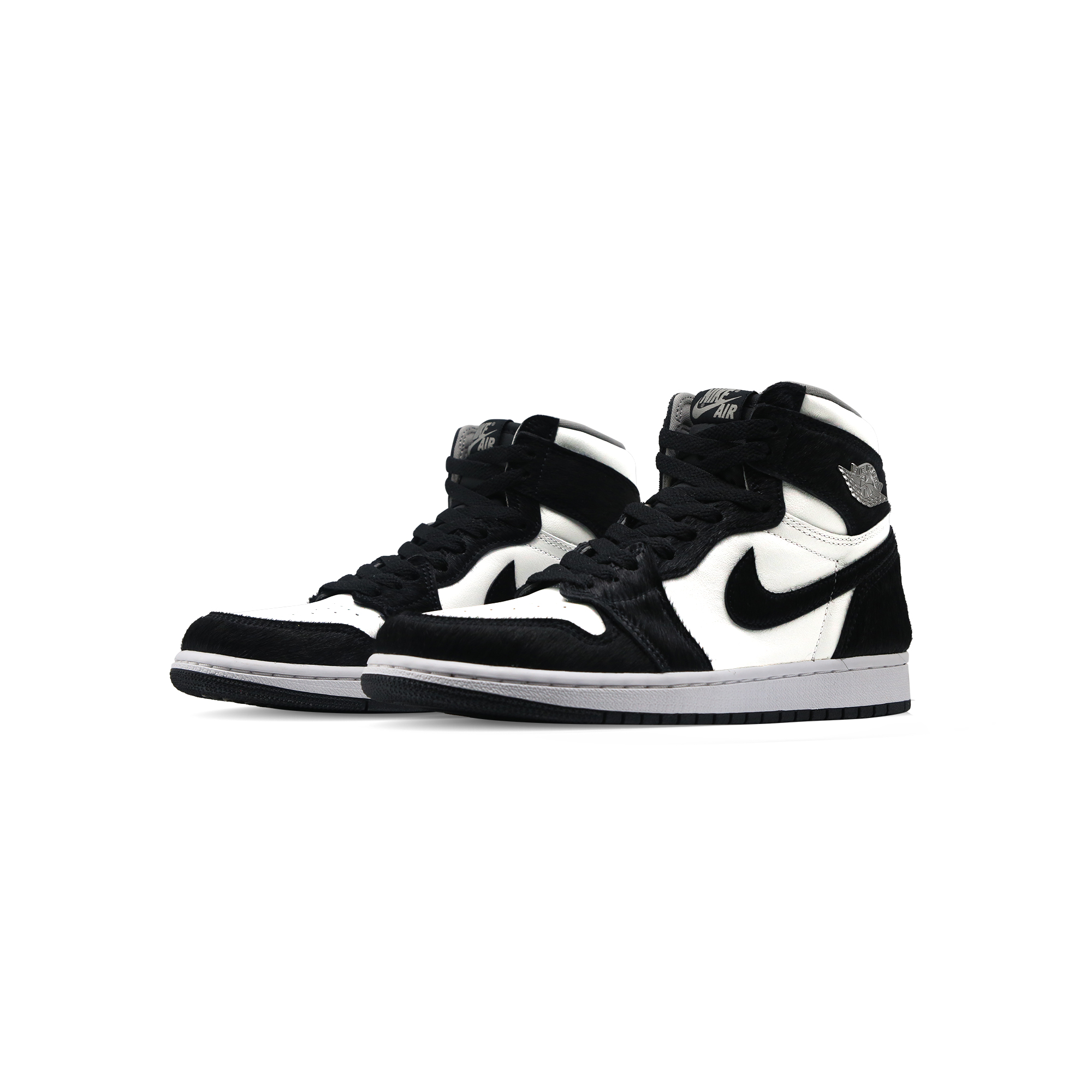 Jordan Air Jordan 1 Vintage Basketball Shoes Women’s High Top Black White
