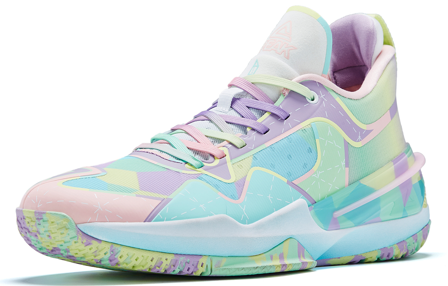PEAK Flash 3 Paper Plane Textile, TPU Abrasion Resistant Breathable Low top Taichi Basketball Shoes Men’s
