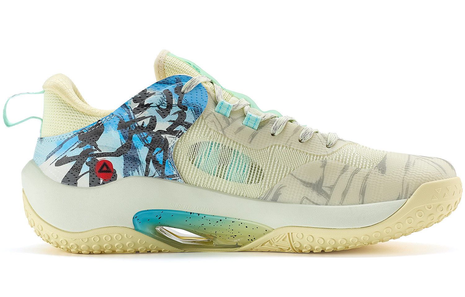PEAK Sonic Boom 2.0 The Greatest Sound Is That Which Is Heard Without. Cushioning Breathable Low top Basketball Shoes