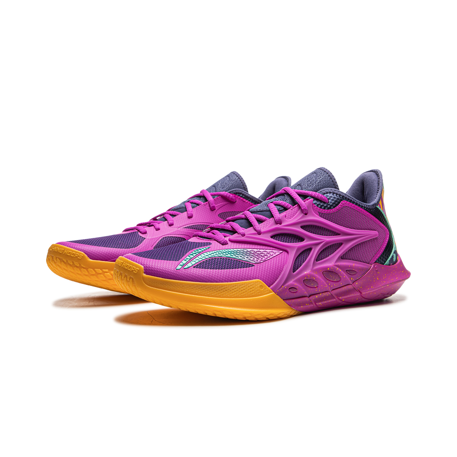 Li Ning Speed 12 Low top Basketball Shoes Men’s Purple