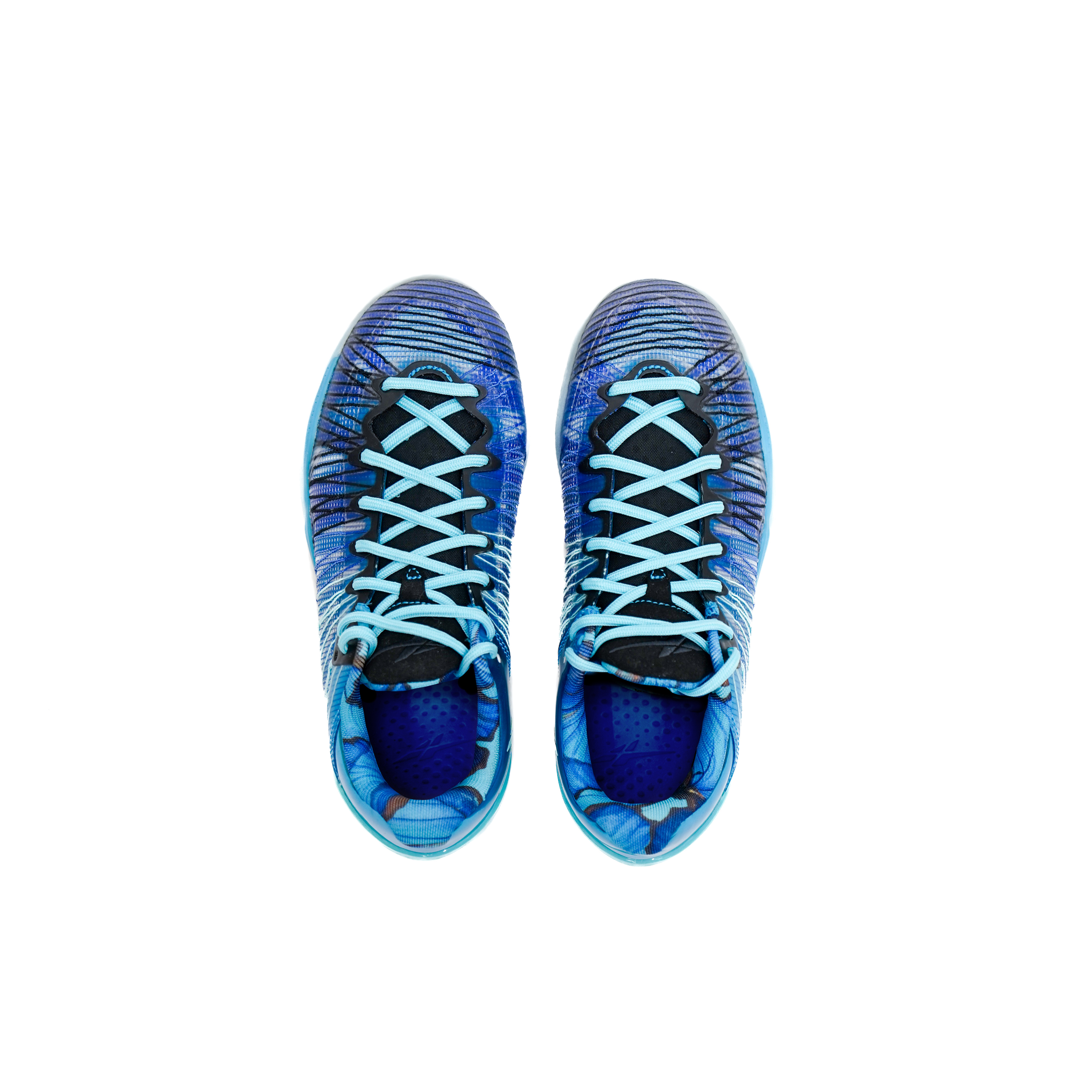 Serious Player Only Player 1 Plus Morpho Comfortable Low top Basketball Shoes Men's Great Blue Flash Butterfly