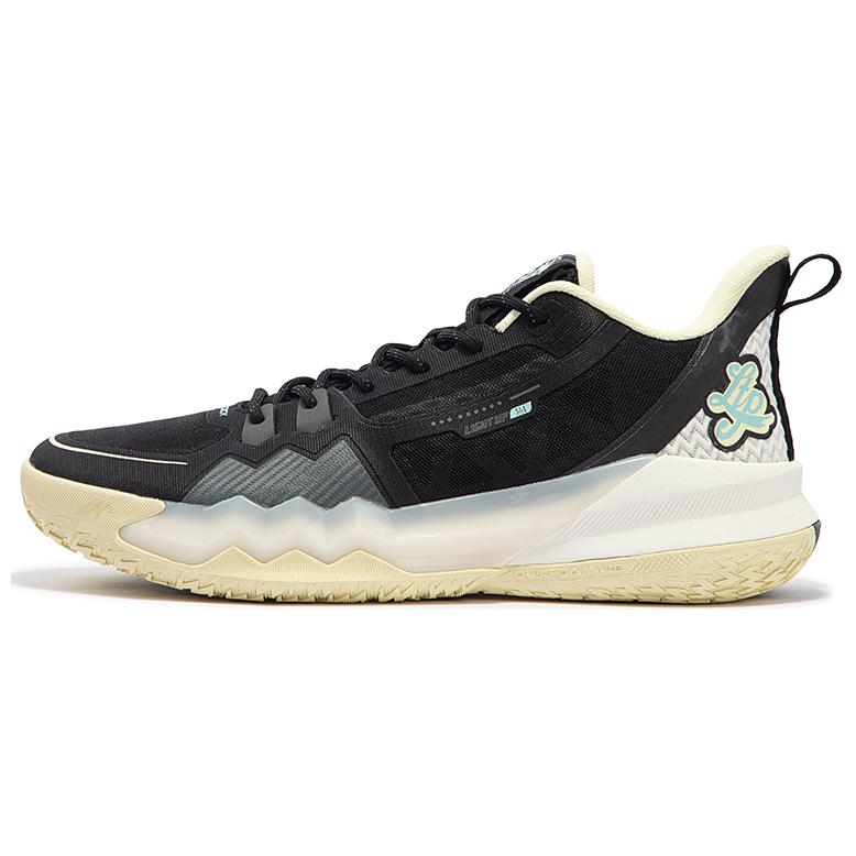 361° Burning War 4.0 Slip Resistant Abrasion Resistant Low top Basketball Shoes Men’s Black White