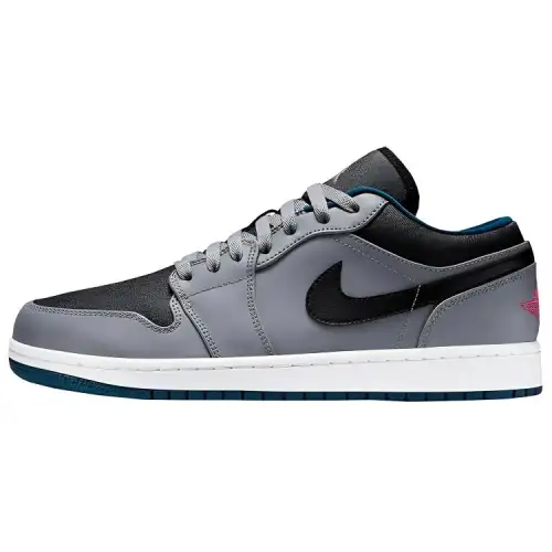 Jordan 1 Low Cool Grey Fusion Pink Space Blue